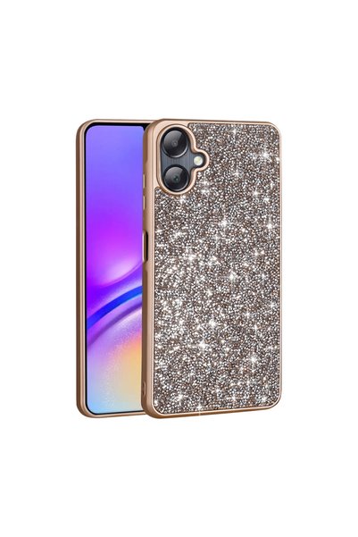 Kılıfist Galaxy A06 Case with Glittering Diamond Stones and Raised Camera Pro...