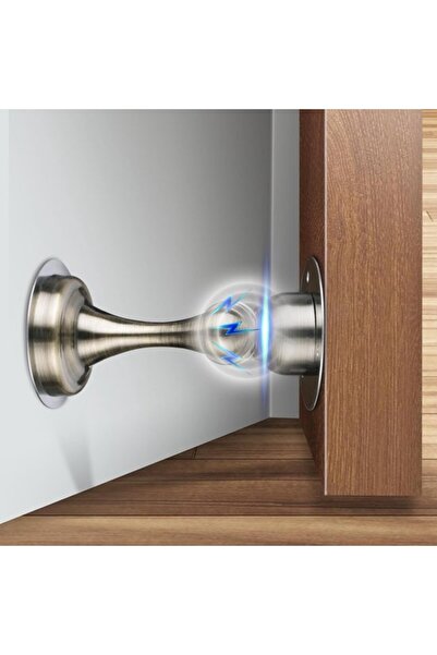 STARSTAR Magnetic interior doorstops self-adhesive with screws/3M for baseboa...
