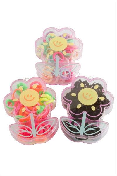 Generic Brand Flower Boxed Elastic Towel Buckle 60 Pieces
