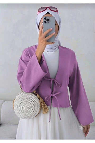 lillia kids Cămașă kimono cu 2 șireturi și legătură în față, Hijab modern, Ki...