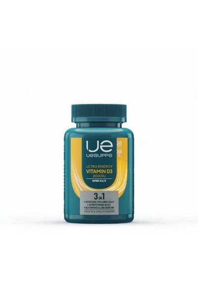 GMP UESUPPS Vitamin D3 2000 IU Supplement | Ultra Energy Formula with Choleca...