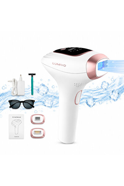 LUMİVO Epilator IPL Multifunctional, 9 Niveluri de Energie, Moduri HR/SC/RA, ...