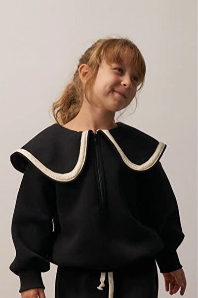 OhlalaKoala Wide Collar Girls' Sweatshirt