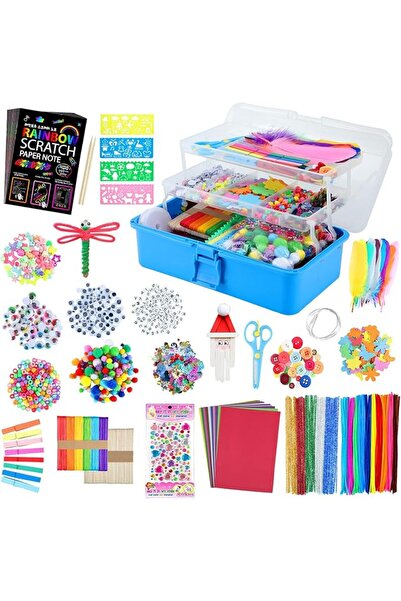 GENERAL Arts and Crafts Supplies for Kids- 1600+ PCS DIY Craft Kits Including...