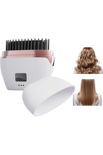 Generic Mini Hair Straightener Digital Display Anti-Scald | Travel Hair Strai...