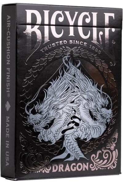 Bicycle Black Dragon Game Playing Card