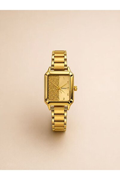 KAREEN Women's Watch Luxury Soft Stainless Steel Square Watch 2 Years Warranty