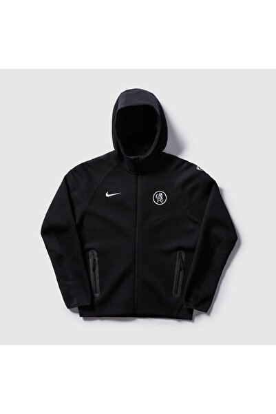 Nike CHELSEA FC SİYAH TECH FLEECE-SPORTXSTORE