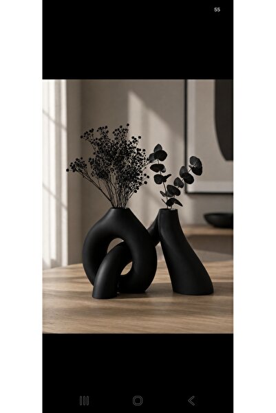 Genel Markalar Modern Dekoratif Vazo Seti/3D Basķı