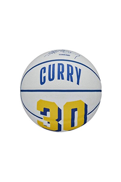 Wilson NBA PLAYER ICON MINI BSKT CURRY ΜΕΓΕΘΟΣ 3 WZ4007401XB3 Λευκό