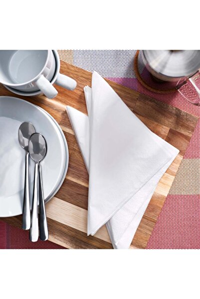 Napkins FANTASTISK Paper napkin, white, 40x40 cm