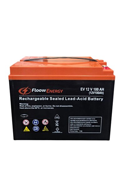 Floow Energy 12V 100Ah Akü Elektrikli Bisiklet Elektrikli Araç Aküsü 2026 Üretim