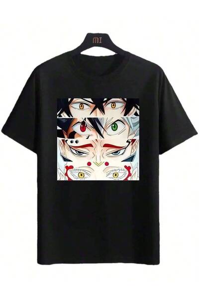 NOURAM Men Japanese Graphic T Shirt, 100 Percent Manfinity, Demon Slayr, Stre...