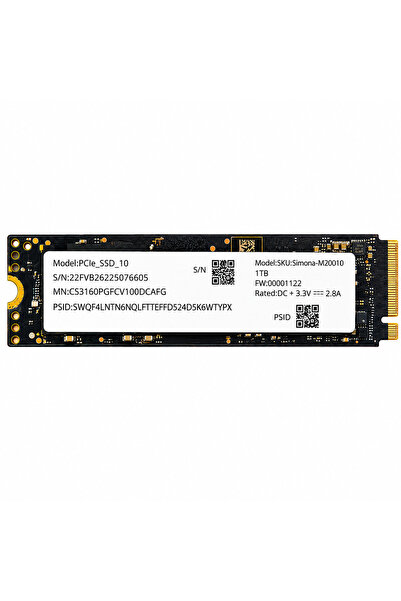 Simona M20010 1TB 6799/6171 MB/s PCIe 4.0 x4 NVMe M.2 2280 SSD CS3160PGFCV100DCAFG (Huawei OEM)