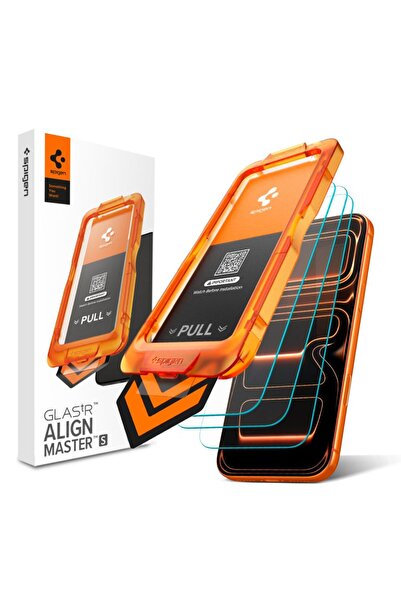 Spigen Glas.tr Slim Pachet de 3 pentru iPhone 17 Pro, Sticlă de protecție de ...