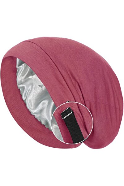 STARSTAR Silk sleep cap snow white satin cotton unisex breathable.