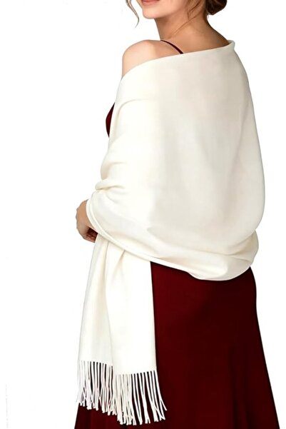 STARSTAR Women's scarf burgundy 200x70cm warm winter wedding.