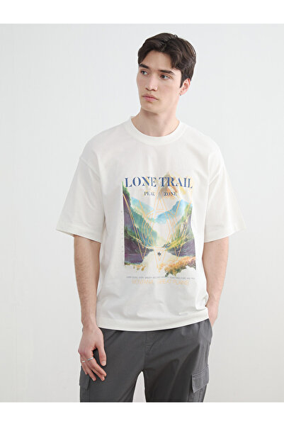 LC Waikiki Crew Neck Montana Printed Men's T-Shirt