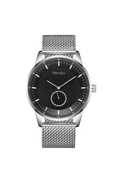 TRNDA Men's Stainless Steel Watch, Black Dial | Trnda-Ss43blk