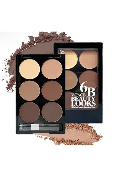 Generic Brand Palette of Three Shades of Brown Bronzer for Use