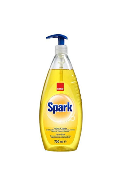Sano Detergent Lichid pentru Vase cu Pompita cu Aroma de Lamaie - Spark Dishw...