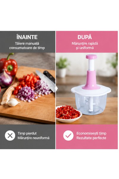 OEM Tocător manual multifuncțional 2L pentru legume și fructe