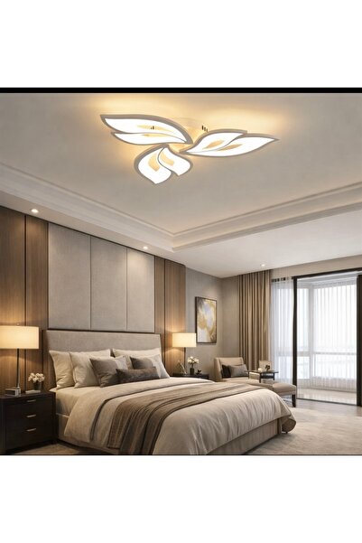 Generic Brand Lustra Led White 60W cu telecomandă