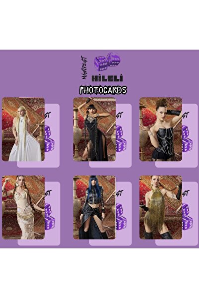 Kpop Dünyasi MANIFEST '' Hileli '' Photocards Set 1