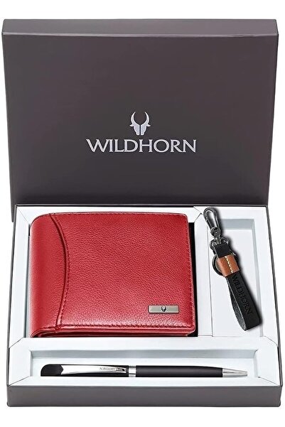 Wildhorn Men's Leather Wallet with Strap Combo from Wildehorn