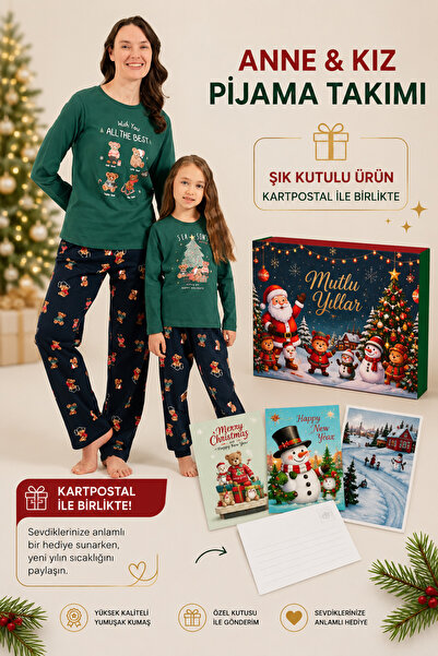 Rolypoly Anne Kız Çocuk Aile Yılbaşı Yeniyıl Ayıcıklı Hediye - Kutulu Ve Kart...
