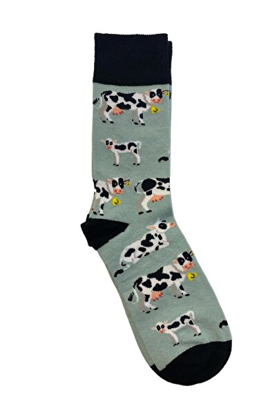 TMR Quality Comfortable Breathable Cow Pattern Unisex Socks