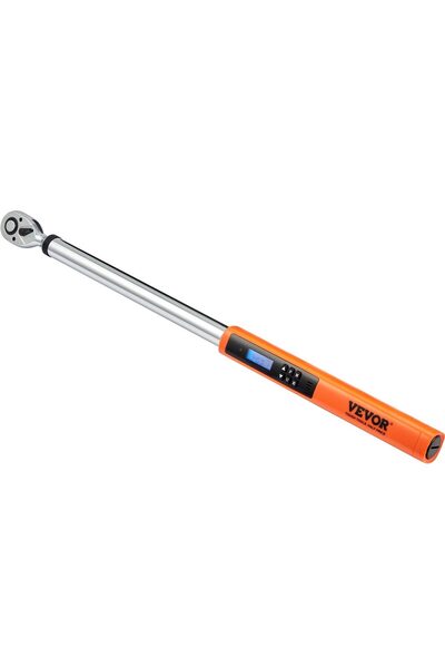 VEVOR Cheie dinamometrica digitala cu clichet 34-340 Nm, 3/8”, Crom Vanadiu, 72T