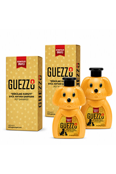 Dökülme Karşıtı Kedi ve Köpek Şampuanı 450 ml 2'li Avantaj Paketi