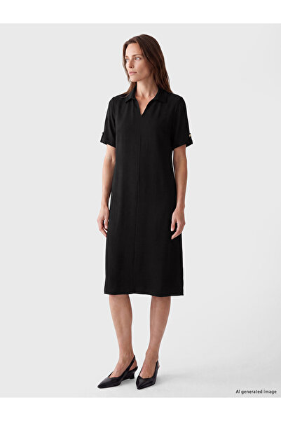 LC Waikiki I Devrik Roba Collar Slit Dress from Freezen Store