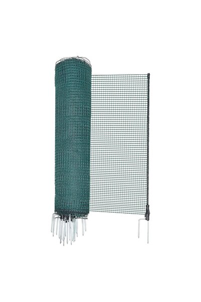 Vivatechnix Tarc temporar mobil pentru Pasari/Animale mici, 1.2 x 25 m, Verde...