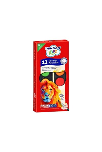 Pensan Kidz 12 Colors Watercolor Paints