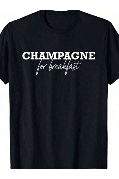 25W Premium Cotton, Ultra Soft,Funny Graphic Novelty Tees Champagne For Break...