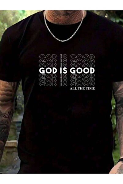 k222 God Is Good Graphic Tees CottonSoft Stylish Casual Short Sleeve Crew Nec...