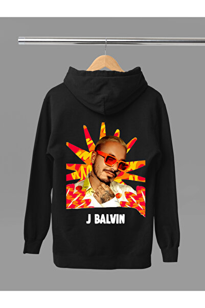 MAGORS J Balwin Printed Cotton Long Sleeved 3-Yarn Hooded Sweatshirt
