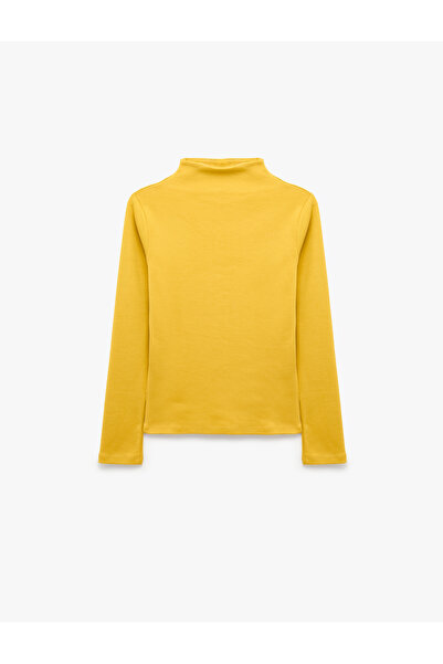 Koton Cotton Long Sleeve High Neck Bodysuit