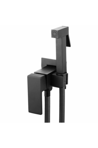 Rea Sistem de duș igienic pentru bideu Fenix – Negru mat cu robinet încorporat