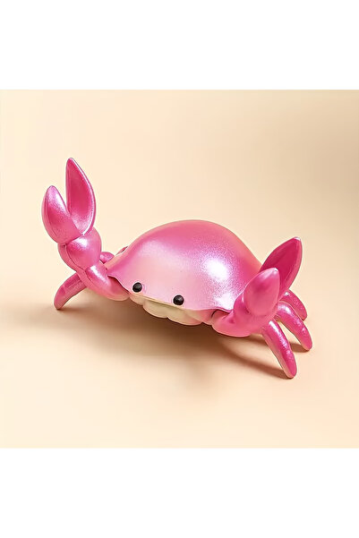 Choice1 Pink 1 Large Crab-Shaped Phone Stand, Cute Cartoon Crab Pen Holder an...