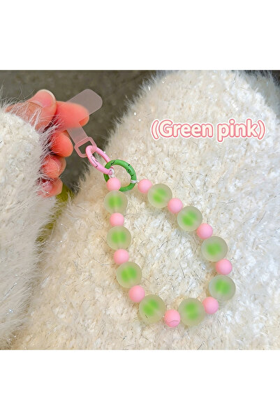 Choice3 2 Contrasting Color Big Colored Beads Cell Phone Chain Colorful Phone...