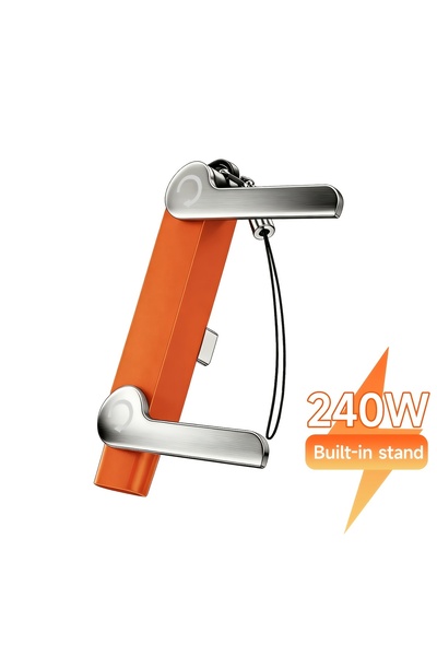 Choice1 Orange1piece 240W 2-in-1 USB C to Type C Fast Charging Foldable Brack...