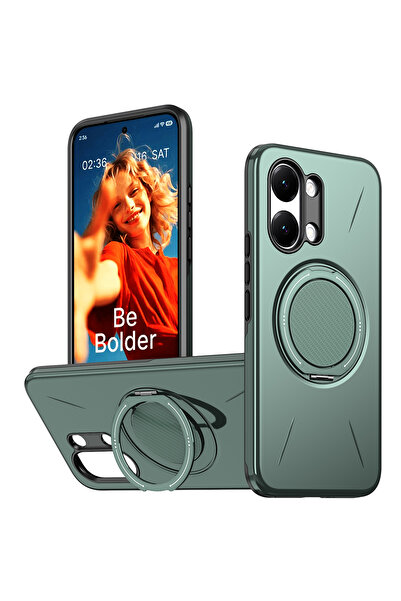 Choice26 Poco X8 Pro Max Green 360° Rotate Ring Holder for Magsafe Magnetic B...