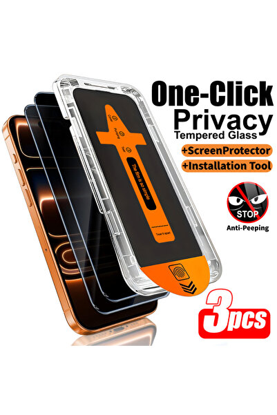 Choice29 iPhone 13 Anti Peeping 3 Pieces 3Pcs Fully Covered Privacy Screen Pr...
