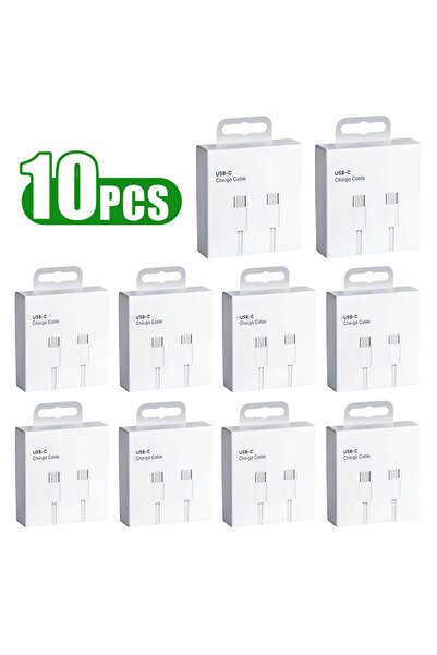 choice2 1m 10 Pcs 1-10 PCS 60W PD USB-C Fast Charging Braided Cable For iPhon...