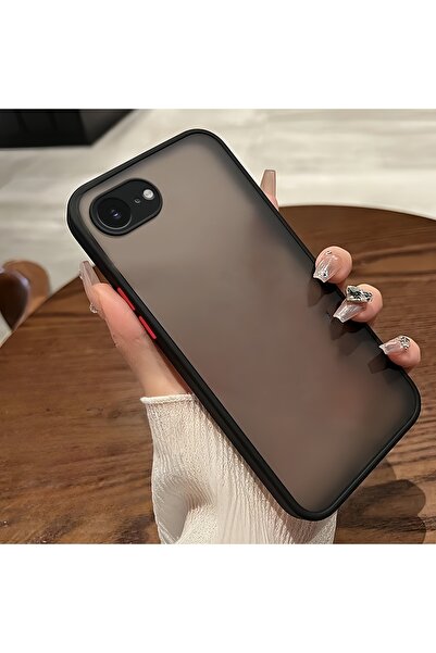 Choice8 iPhone 7 Black Fashion Color Collision Skin-feel Translucent Matte Sl...