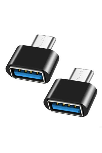 Choice4 black 2pcs 2-8PCS USB 2.0 To Type C OTG Charger Adapter Connector Typ...