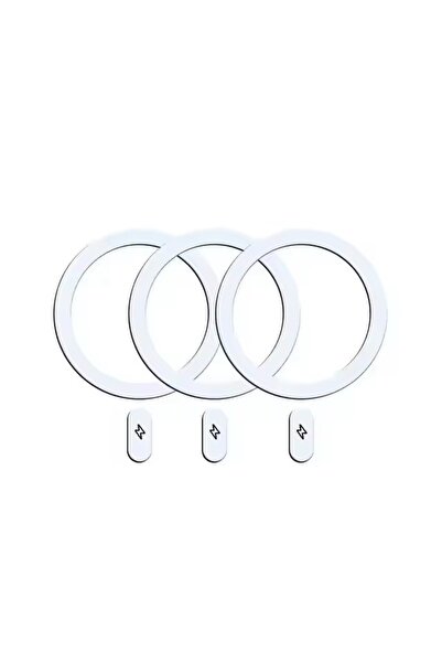 Choice11 3 White 1/5PCS Magnetic Sticker Metal Ring for Magsafe Wireless Char...